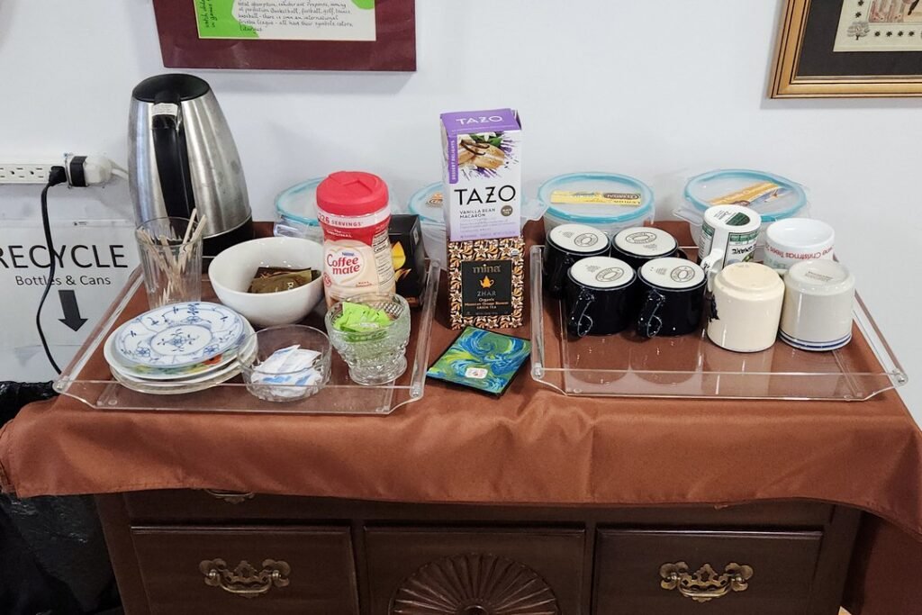 Tea area